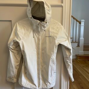 Patagonia Rain Jacket - White - Size Small